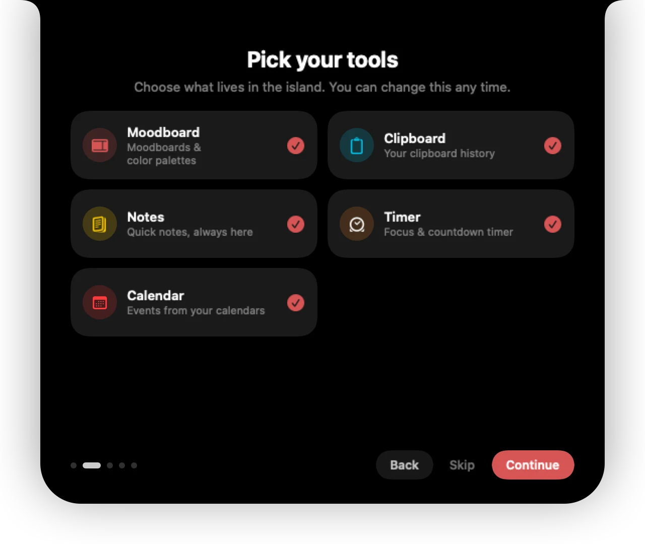 The welcome tour: pick your tools